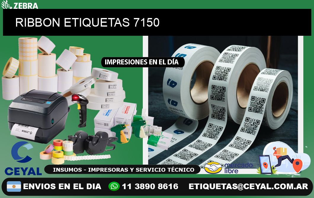 RIBBON ETIQUETAS 7150