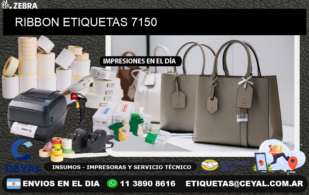RIBBON ETIQUETAS 7150