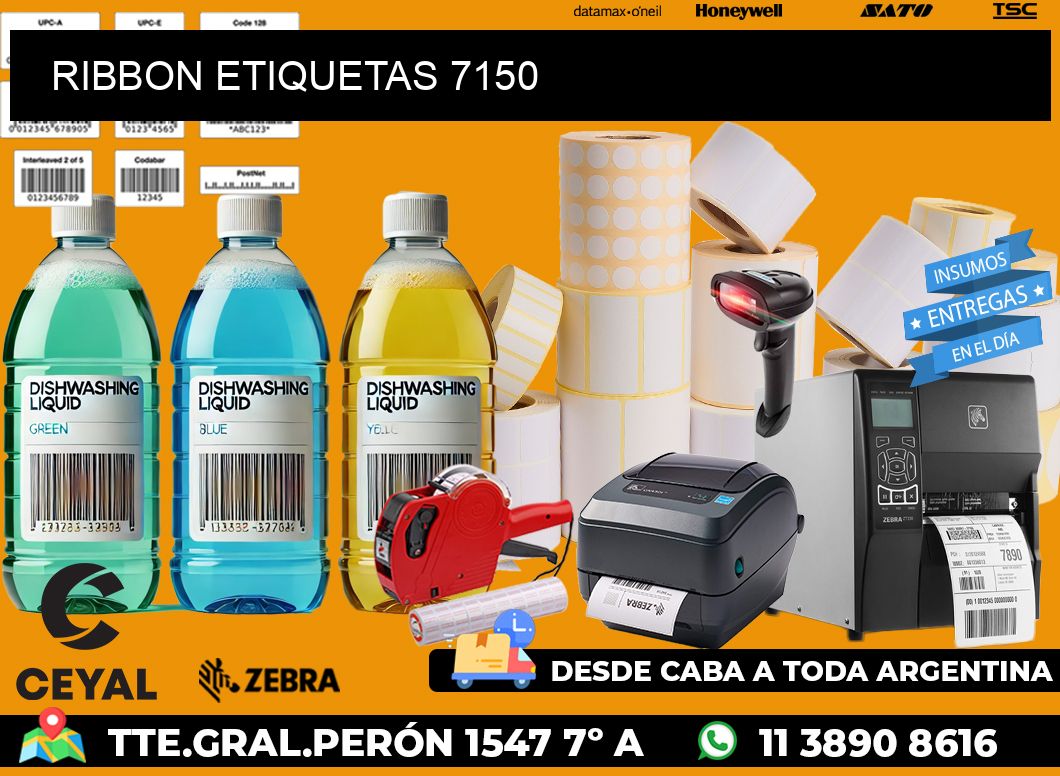 RIBBON ETIQUETAS 7150