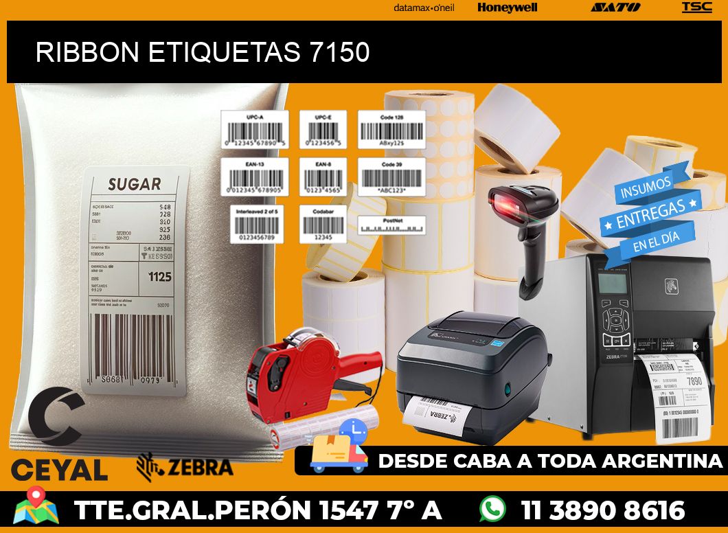RIBBON ETIQUETAS 7150