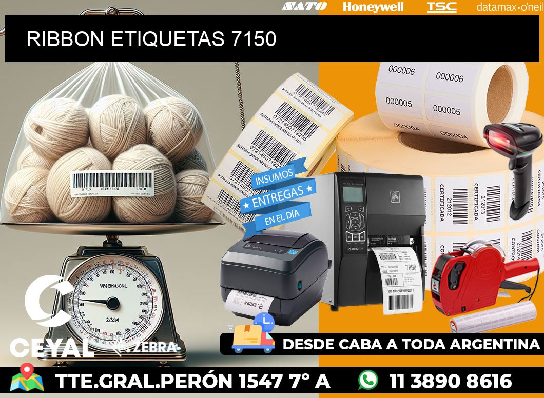 RIBBON ETIQUETAS 7150