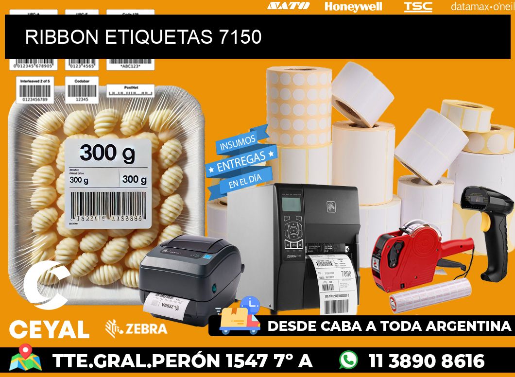 RIBBON ETIQUETAS 7150