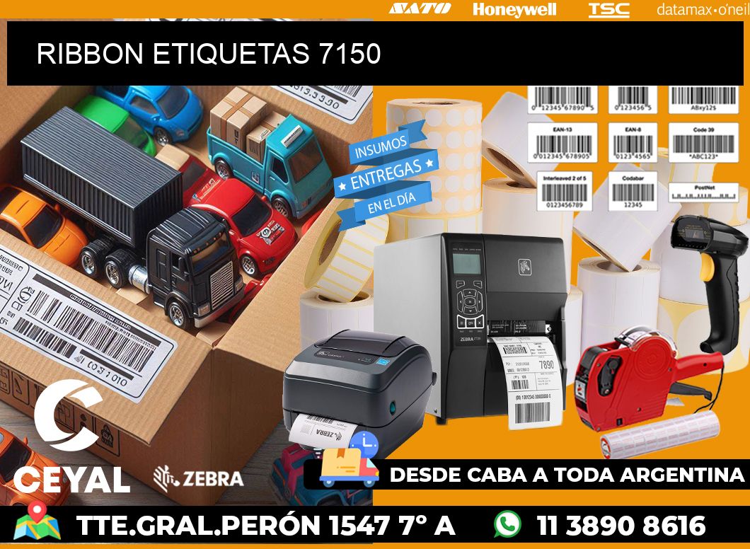 RIBBON ETIQUETAS 7150