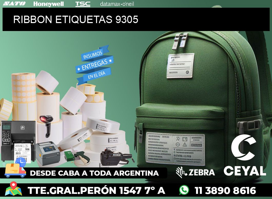 RIBBON ETIQUETAS 9305
