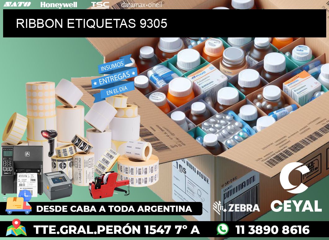 RIBBON ETIQUETAS 9305
