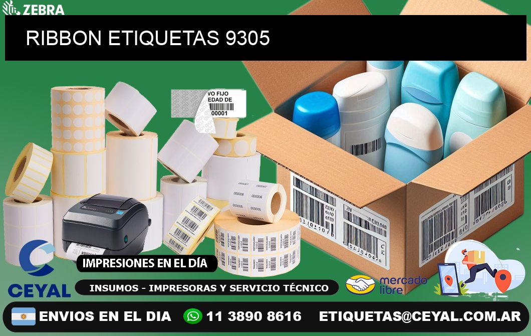 RIBBON ETIQUETAS 9305