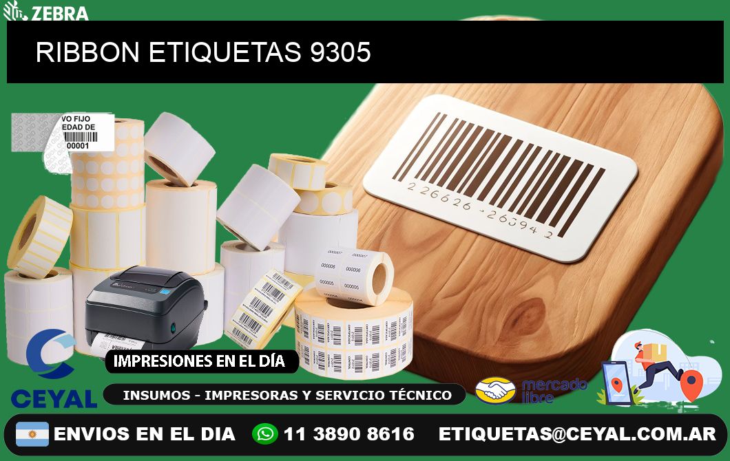 RIBBON ETIQUETAS 9305