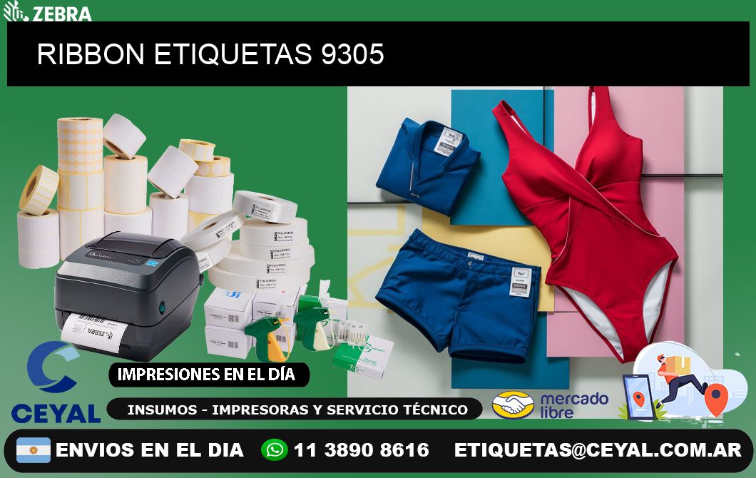 RIBBON ETIQUETAS 9305