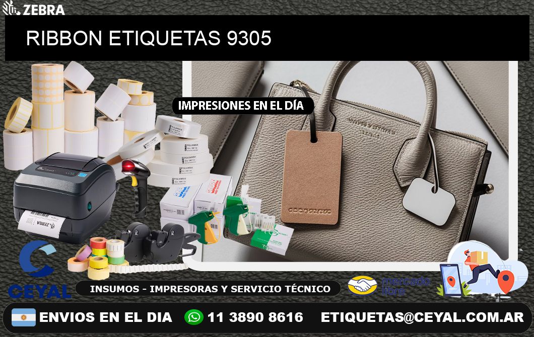 RIBBON ETIQUETAS 9305