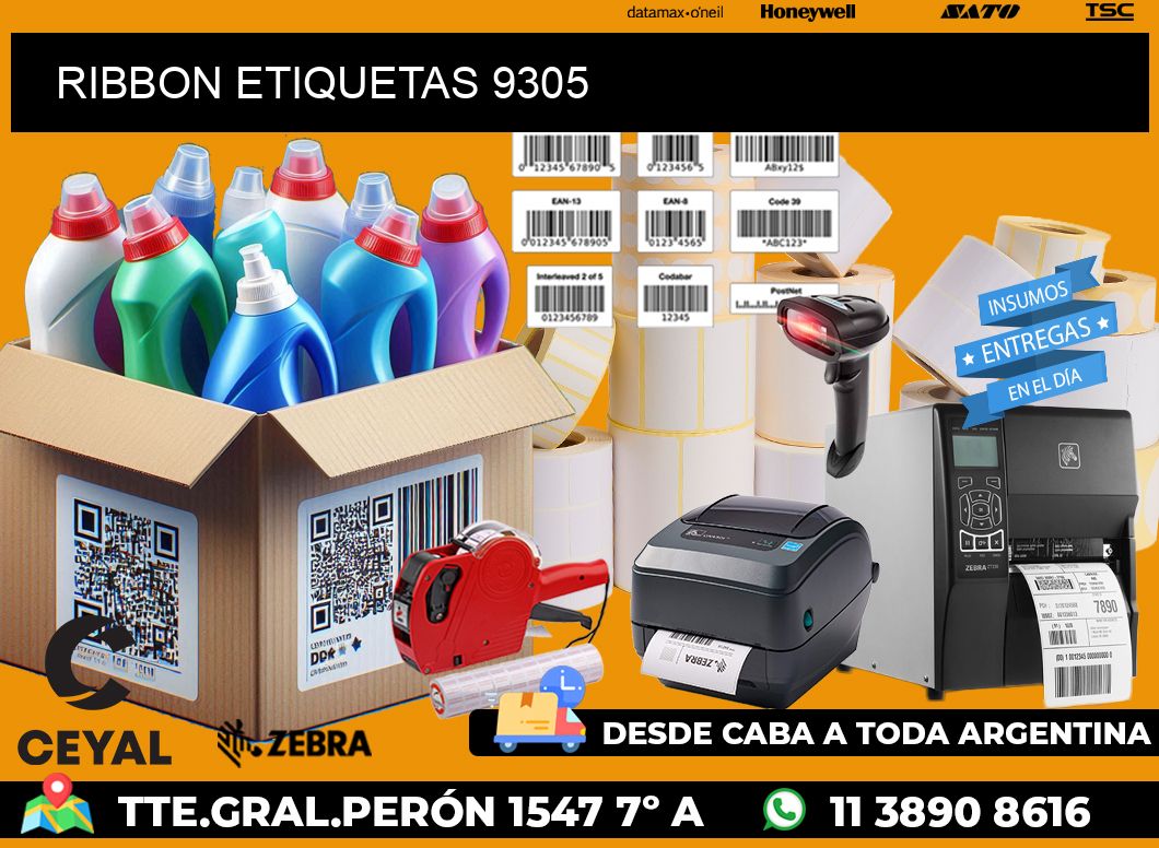 RIBBON ETIQUETAS 9305