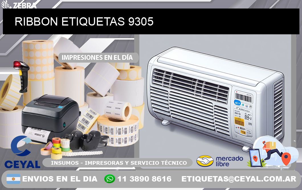 RIBBON ETIQUETAS 9305