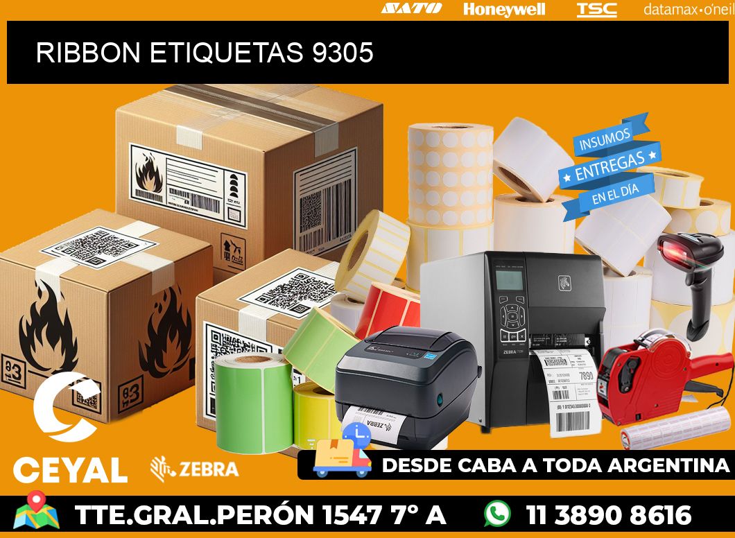 RIBBON ETIQUETAS 9305