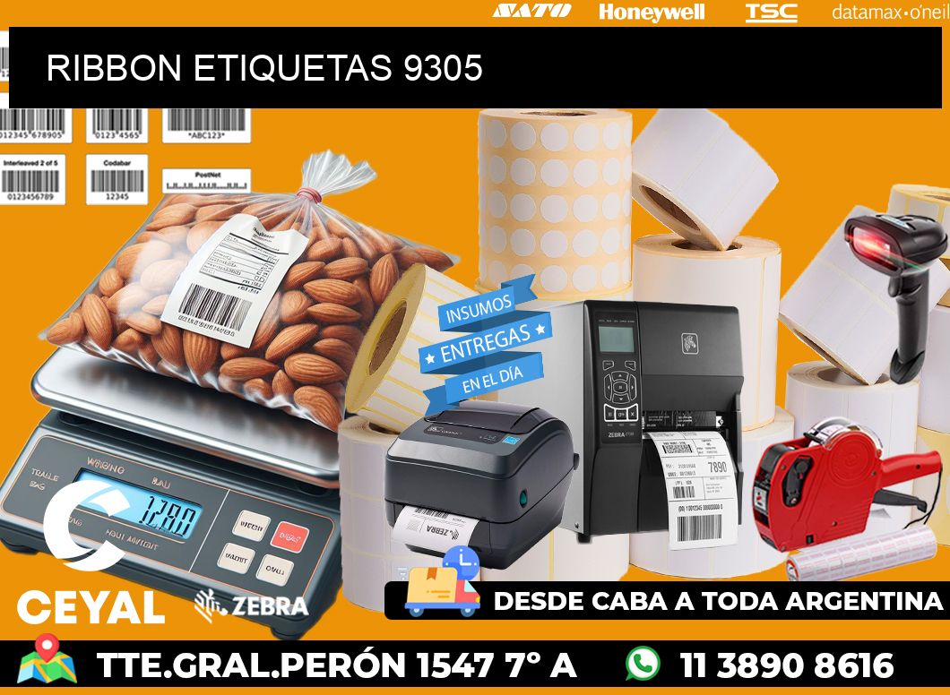 RIBBON ETIQUETAS 9305