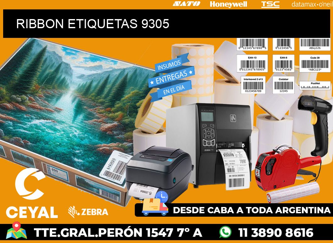 RIBBON ETIQUETAS 9305