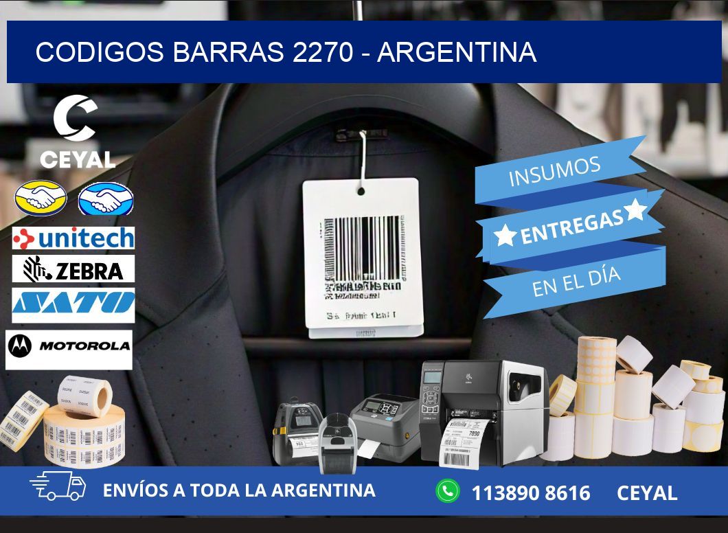 CODIGOS BARRAS 2270 - ARGENTINA