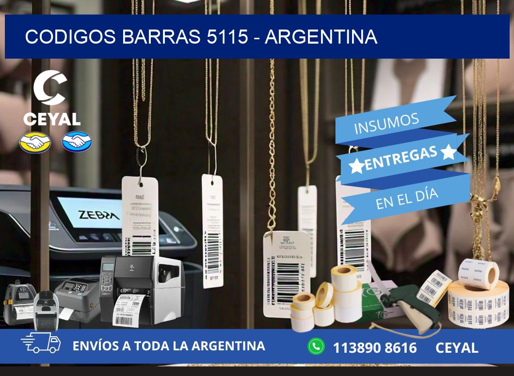 CODIGOS BARRAS 5115 – ARGENTINA