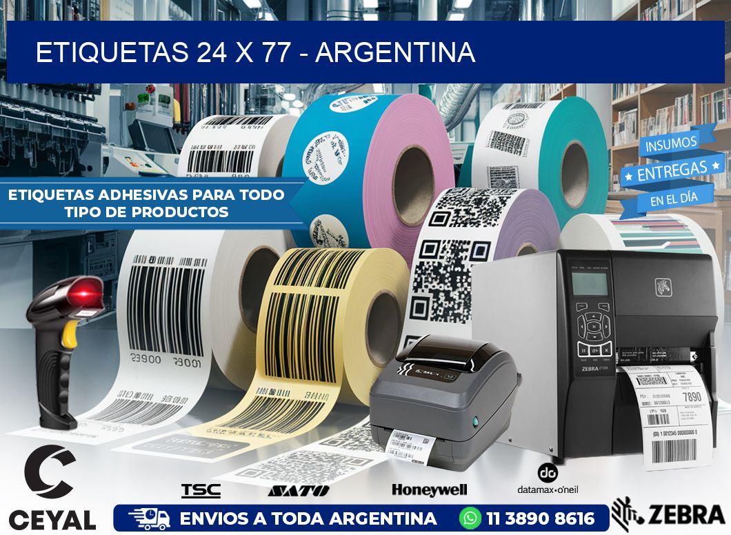 ETIQUETAS 24 x 77 – ARGENTINA