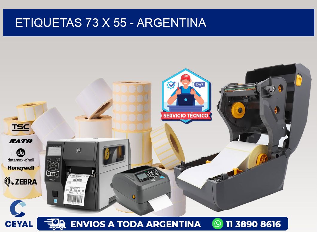 ETIQUETAS 73 x 55 - ARGENTINA