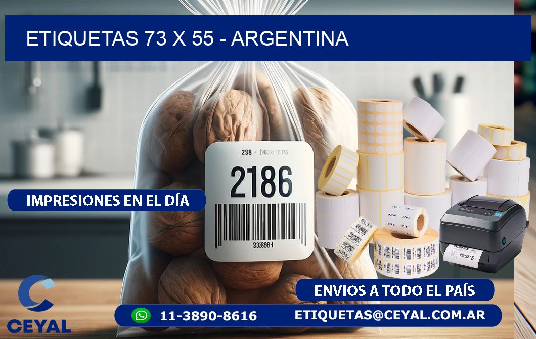 ETIQUETAS 73 x 55 - ARGENTINA