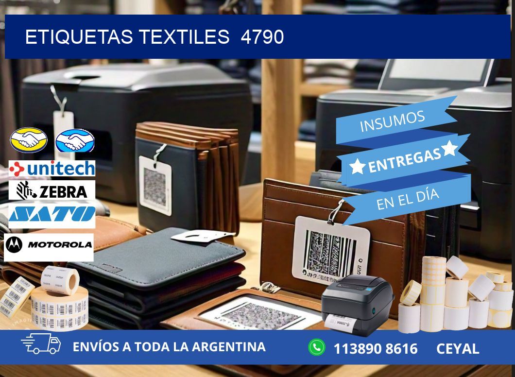 ETIQUETAS TEXTILES  4790