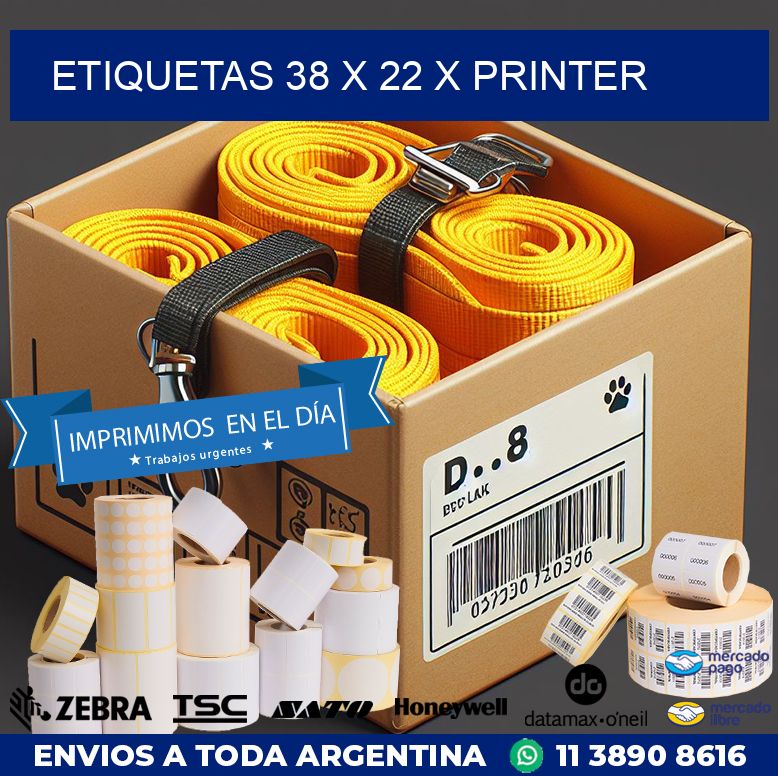 ETIQUETAS 38 x 22 X PRINTER