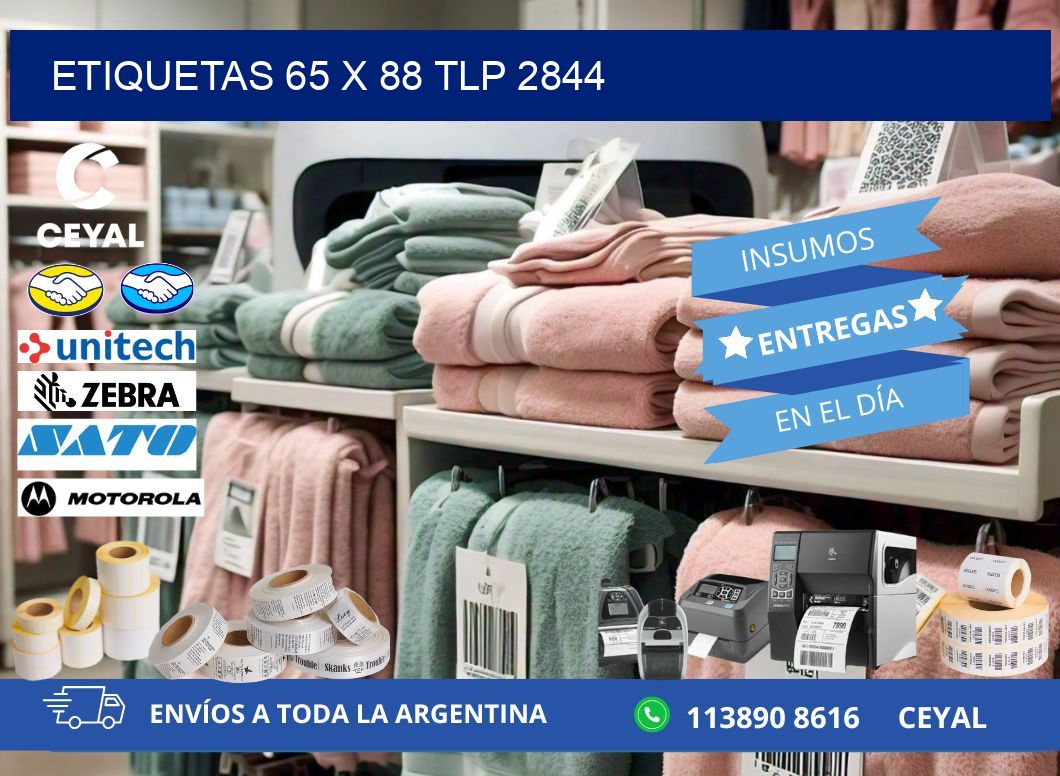 ETIQUETAS 65 x 88 TLP 2844