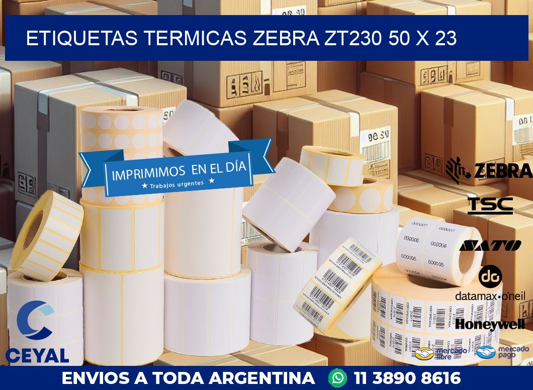ETIQUETAS TERMICAS ZEBRA ZT230 50 x 23