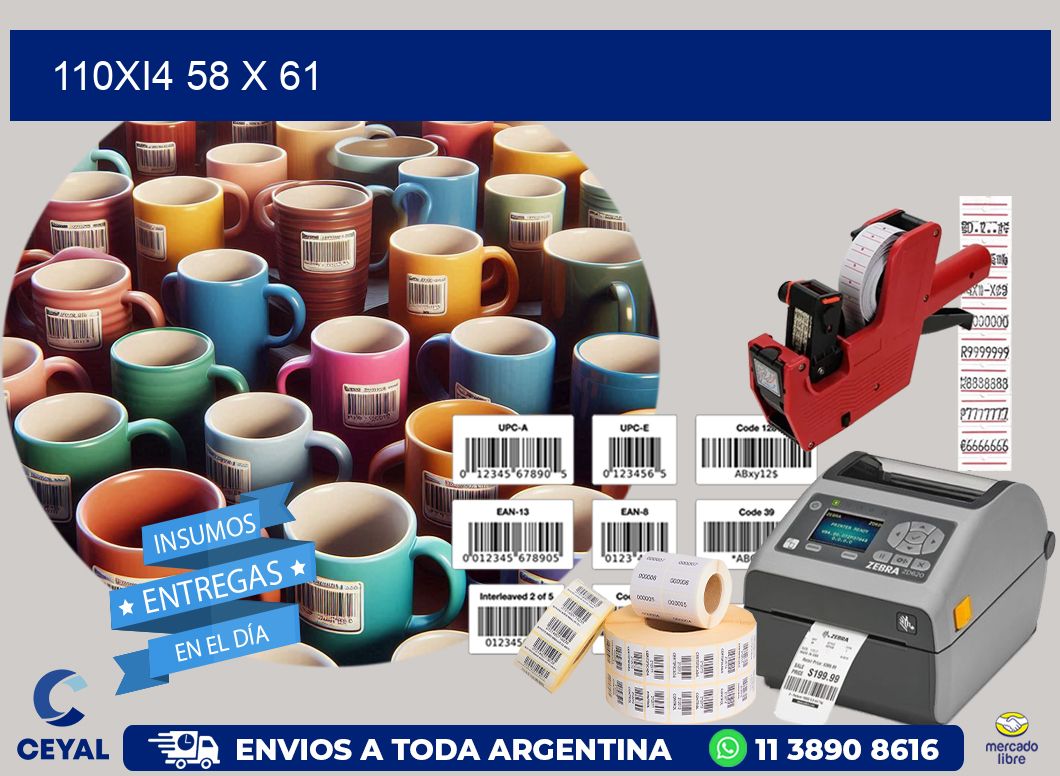110Xi4 58 x 61