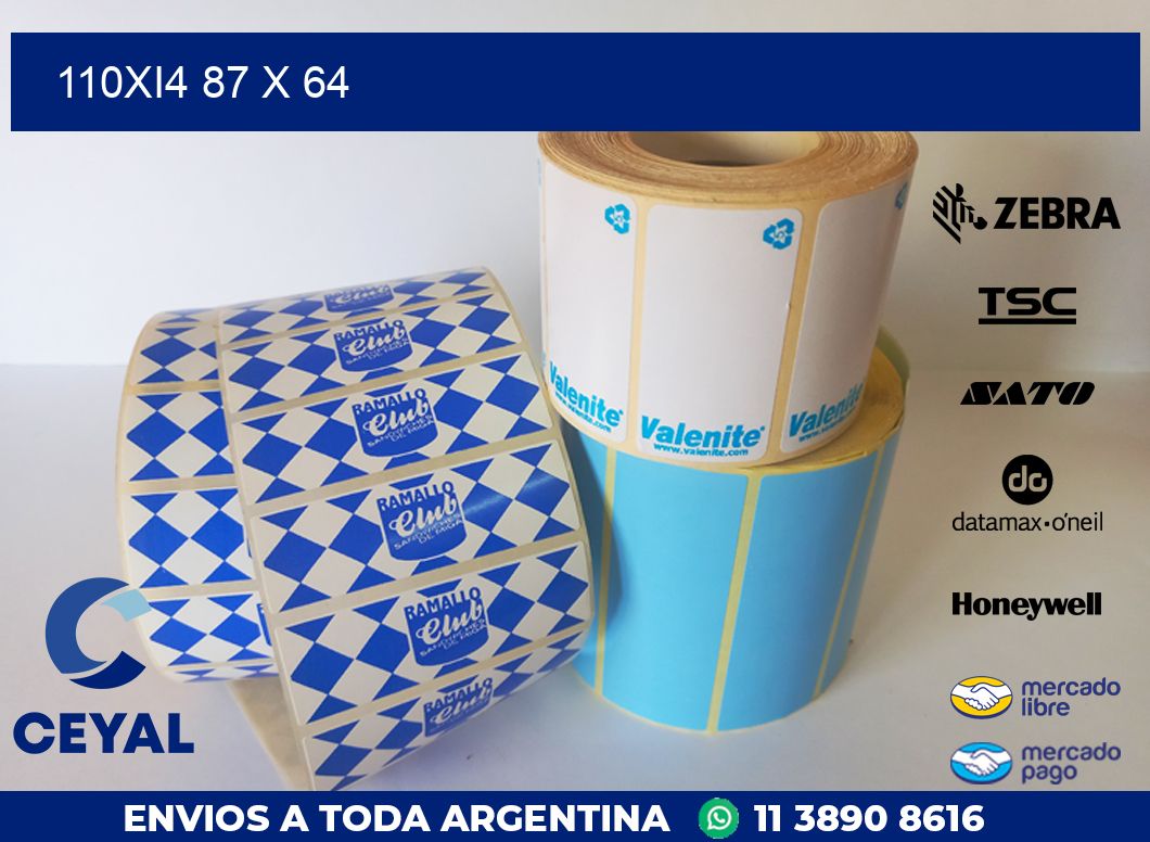 110Xi4 87 x 64