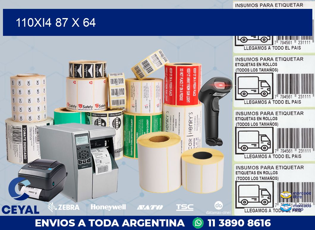 110Xi4 87 x 64
