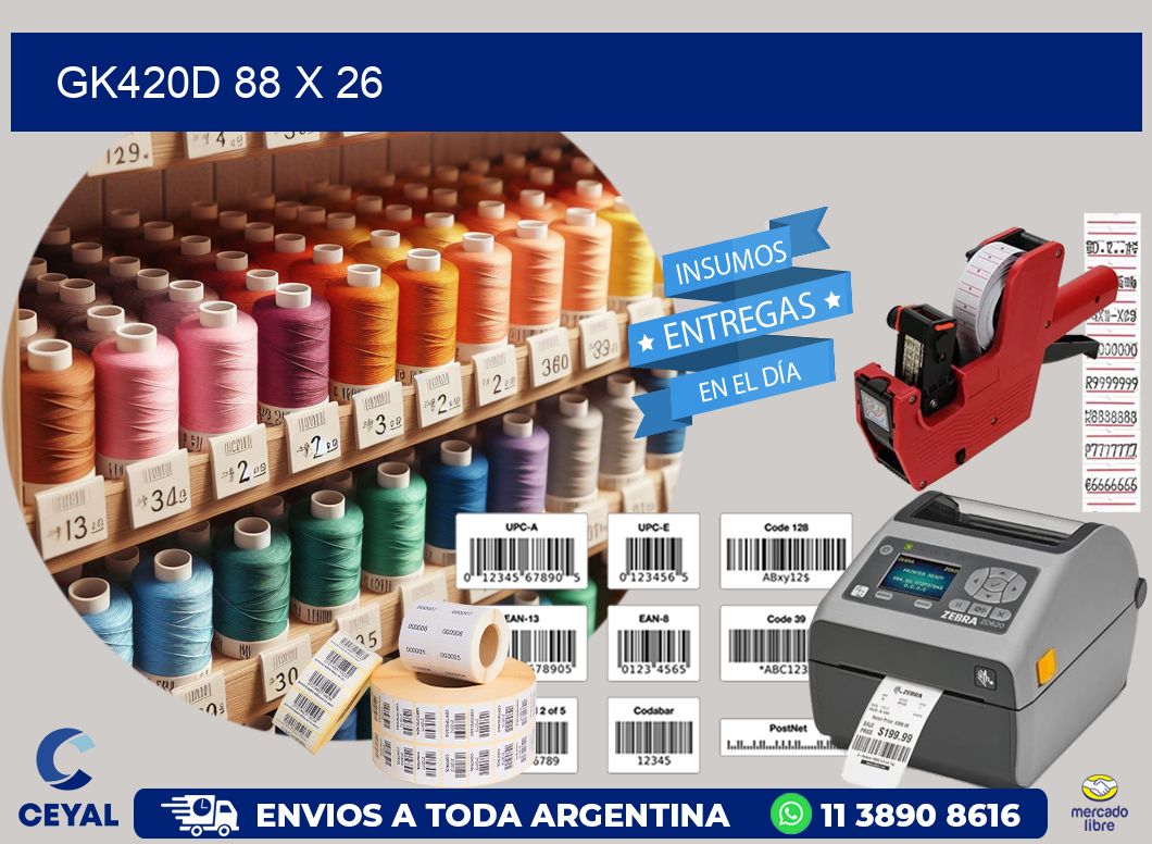 GK420D 88 x 26