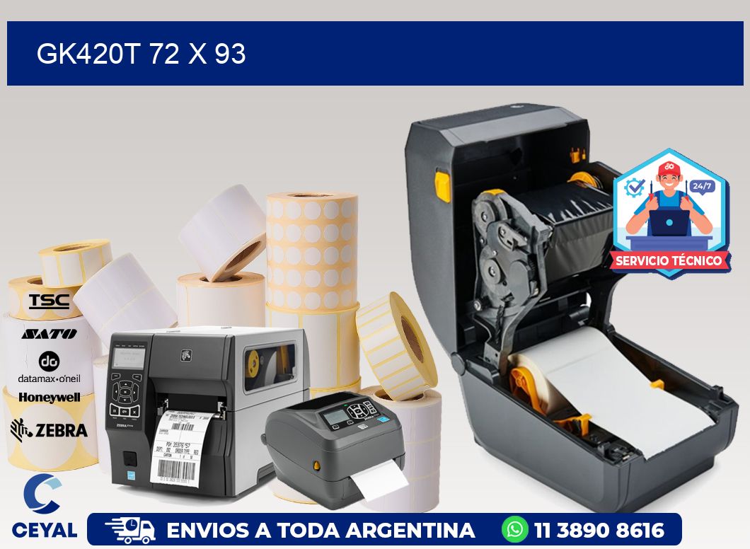 GK420T 72 x 93