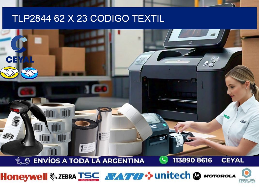 TLP2844 62 x 23 CODIGO TEXTIL