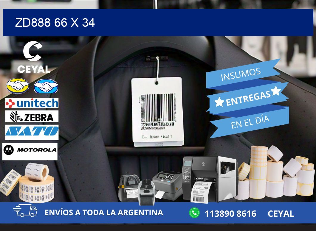 ZD888 66 x 34