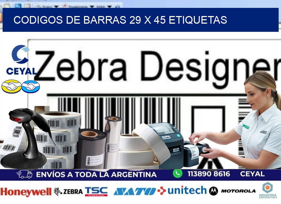 codigos de barras 29 x 45 etiquetas