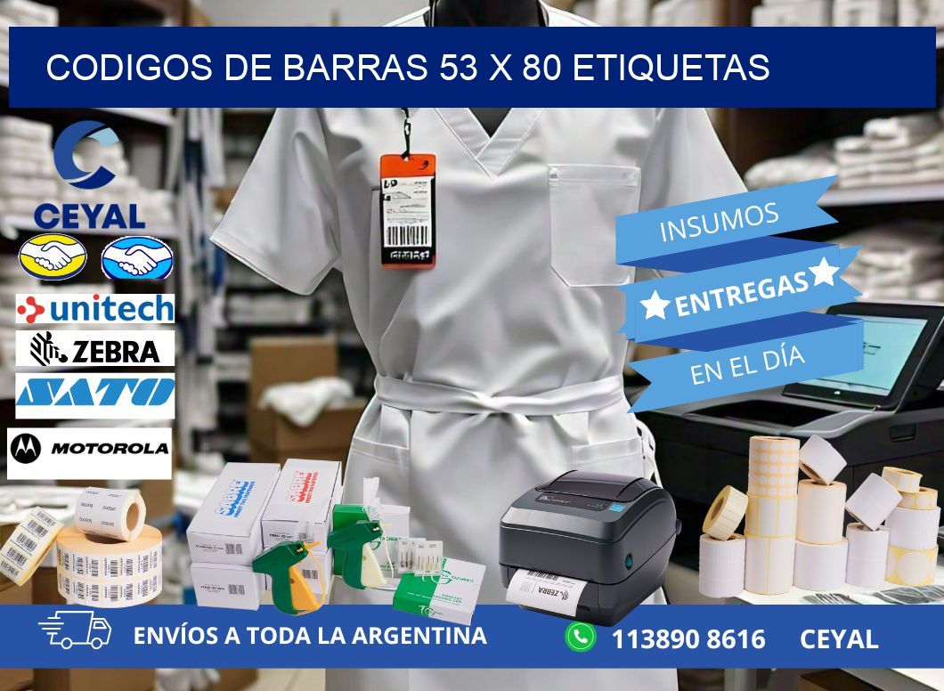 codigos de barras 53 x 80 etiquetas