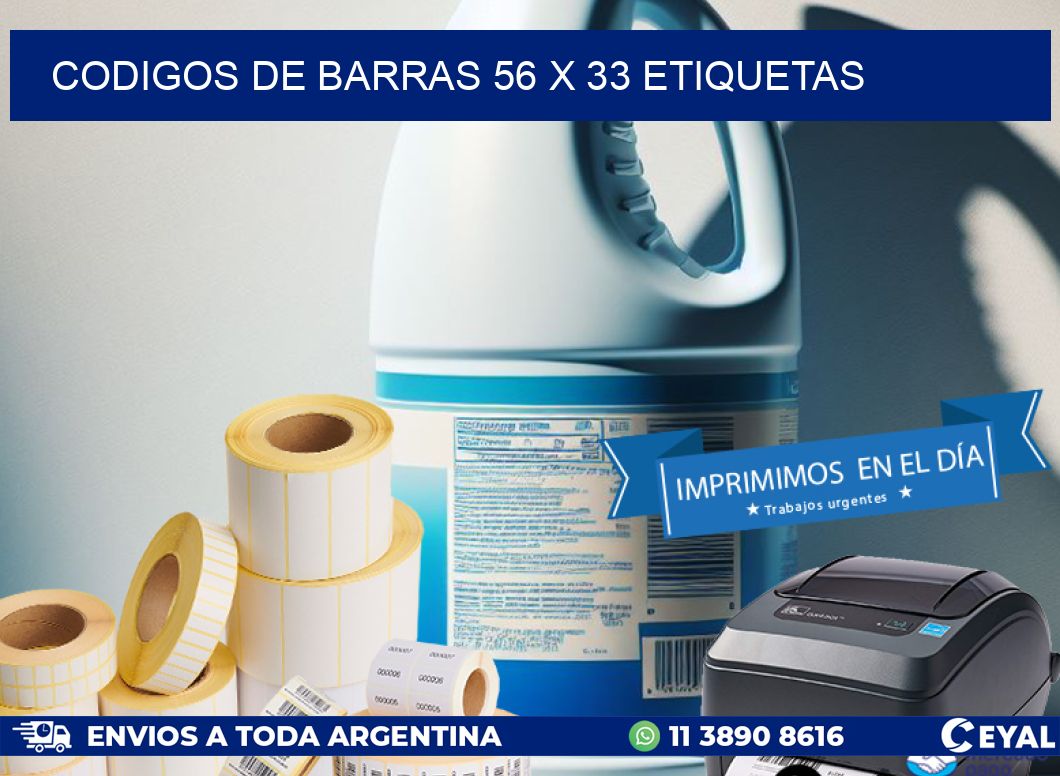 codigos de barras 56 x 33 etiquetas