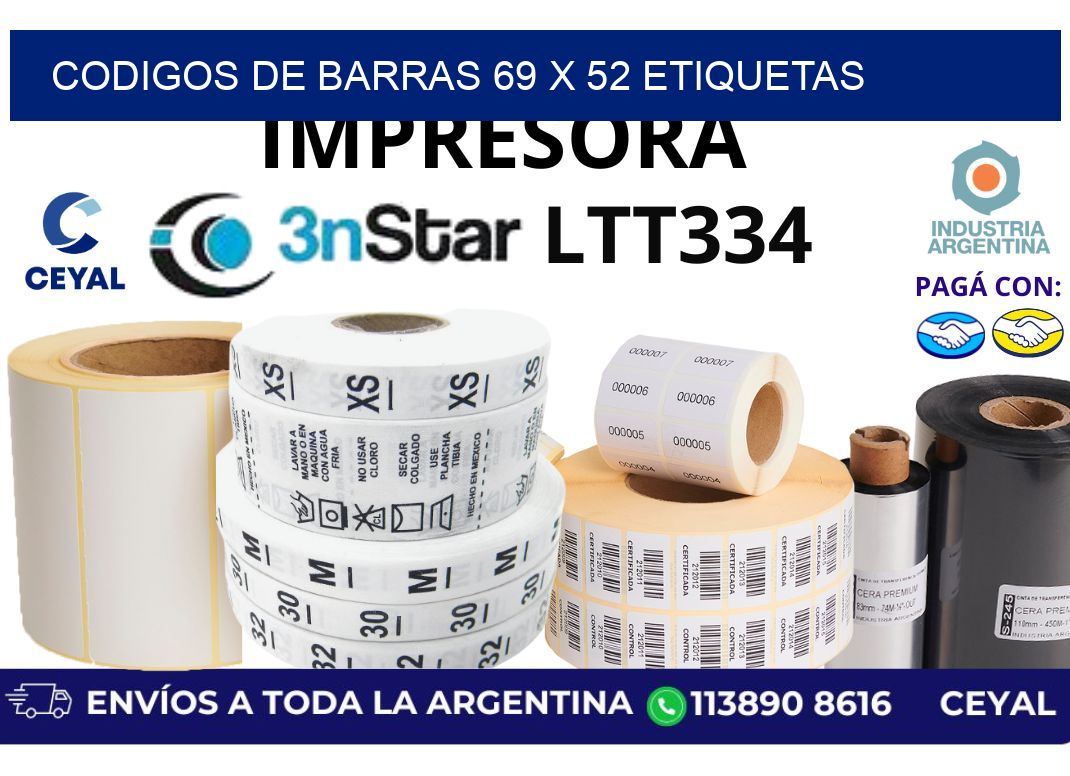 codigos de barras 69 x 52 etiquetas
