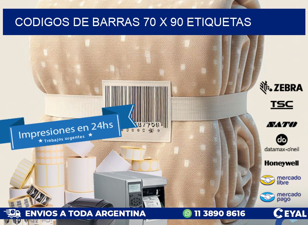 codigos de barras 70 x 90 etiquetas