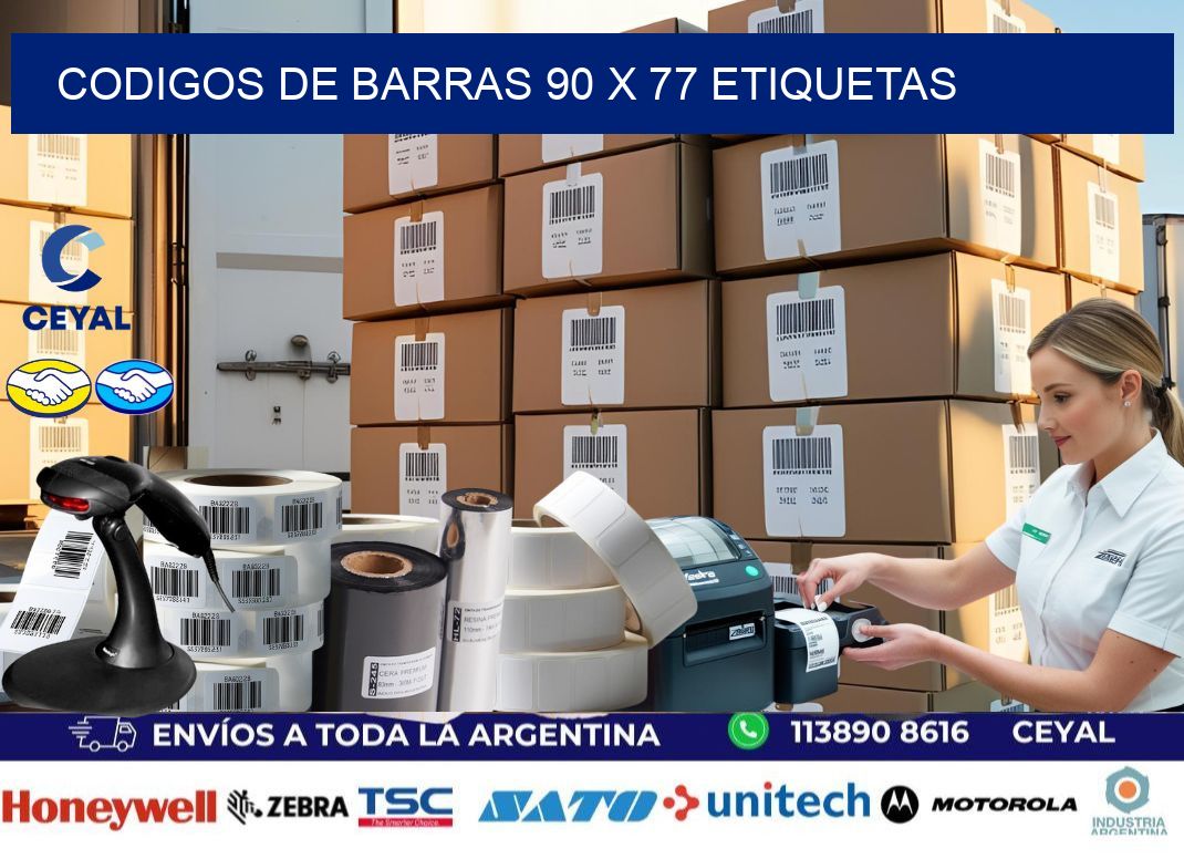 codigos de barras 90 x 77 etiquetas
