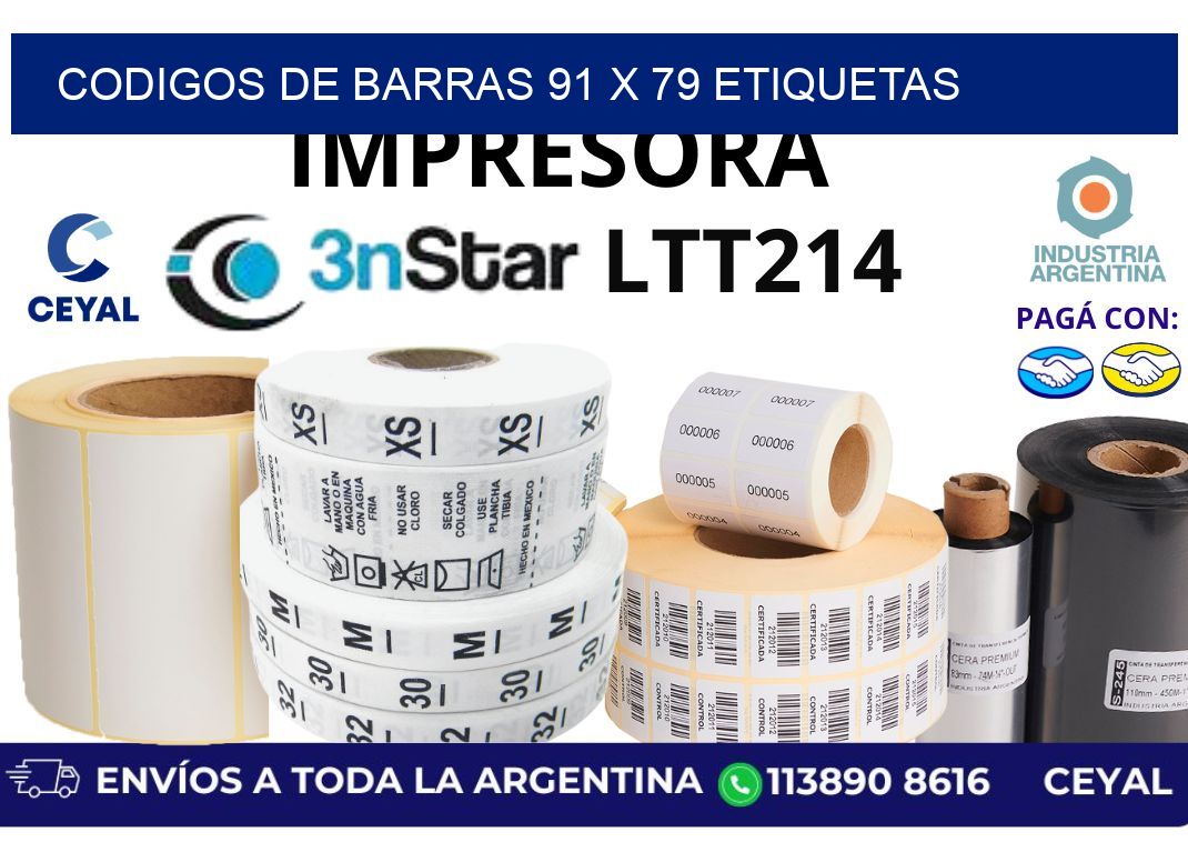 codigos de barras 91 x 79 etiquetas