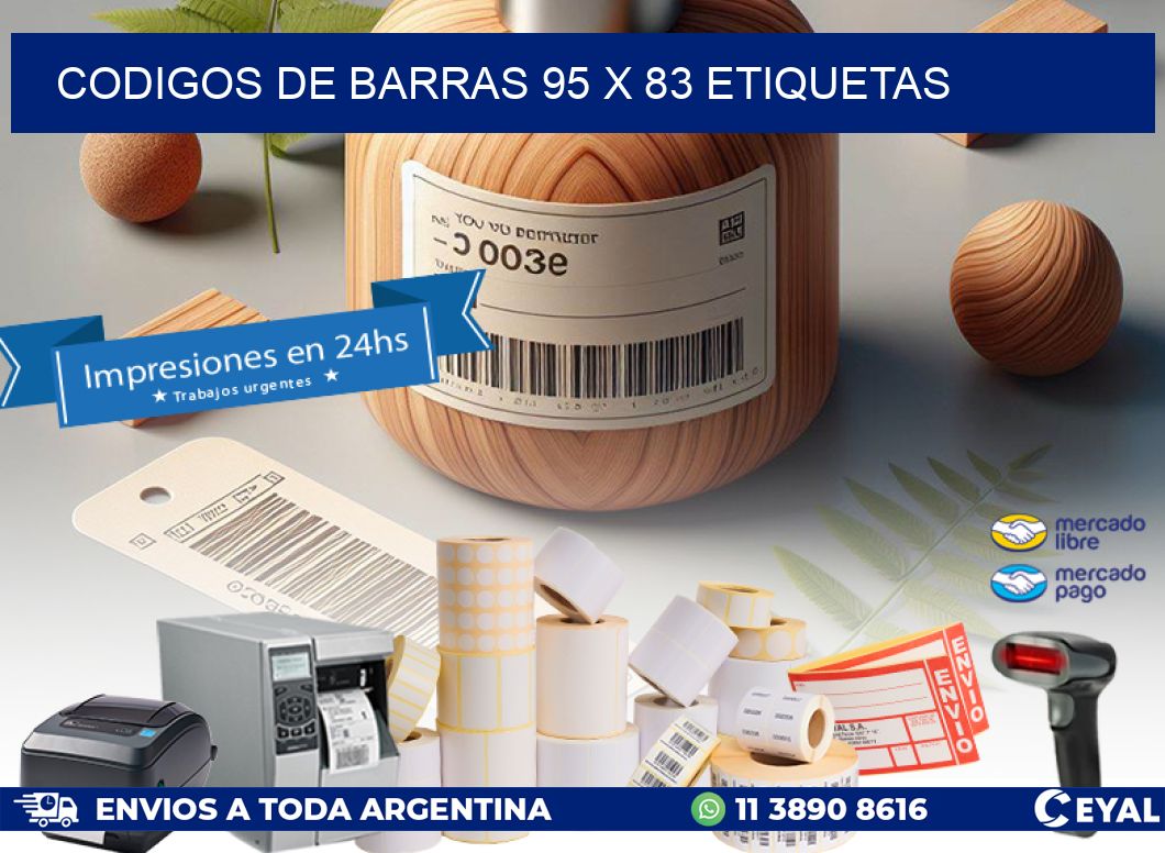 codigos de barras 95 x 83 etiquetas