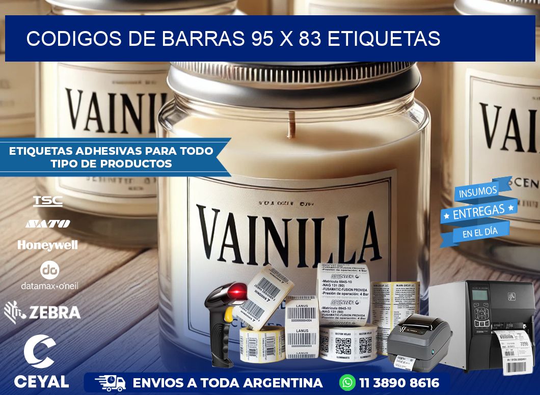 codigos de barras 95 x 83 etiquetas
