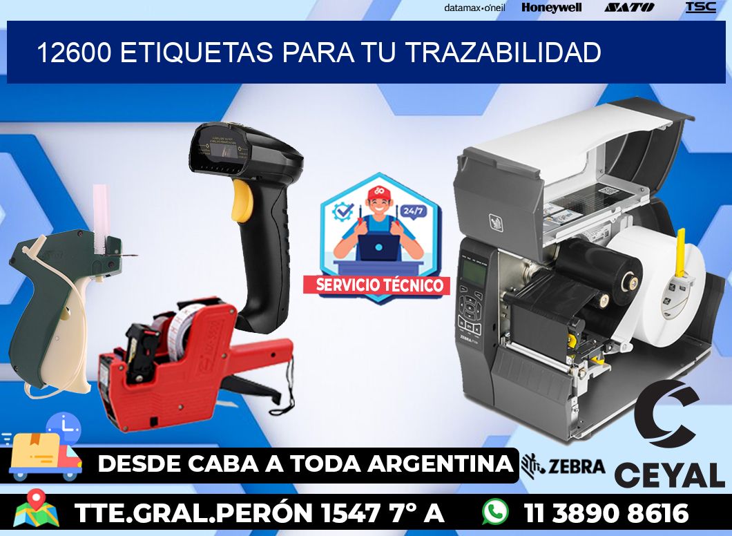 12600 etiquetas para tu trazabilidad