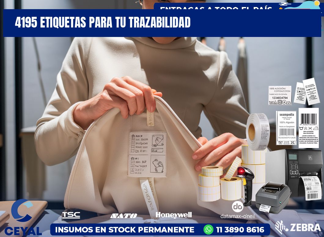 4195 etiquetas para tu trazabilidad