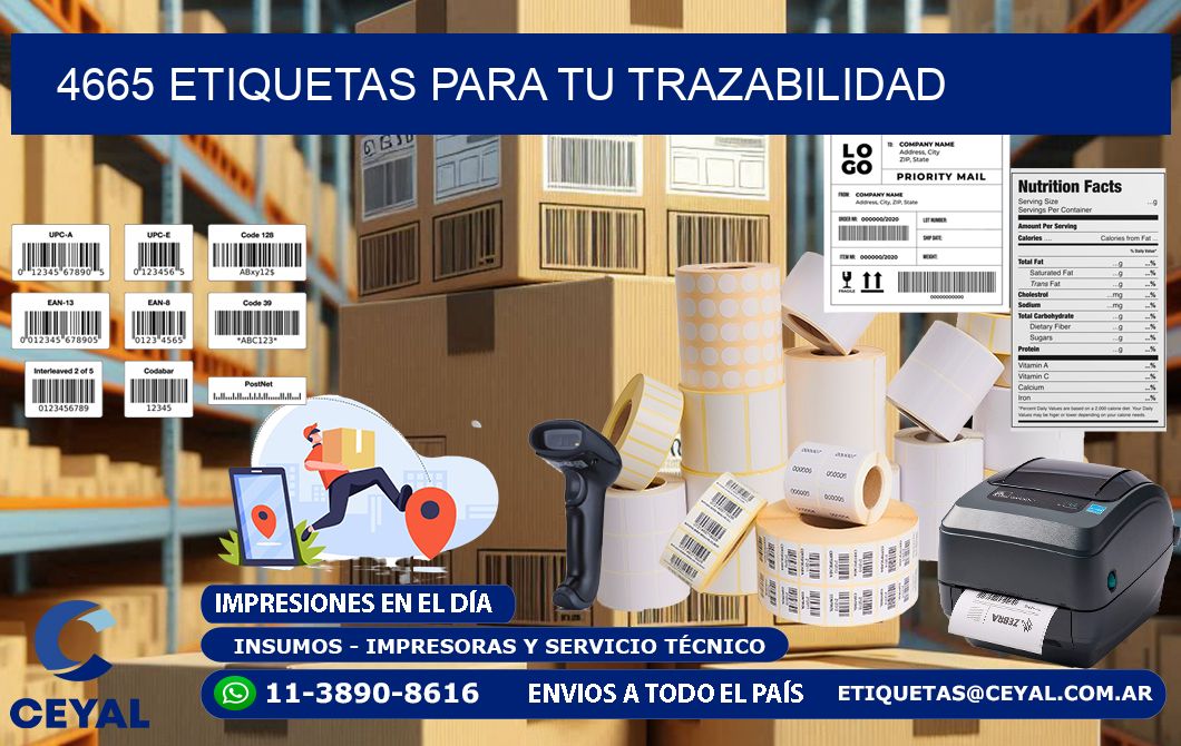 4665 etiquetas para tu trazabilidad