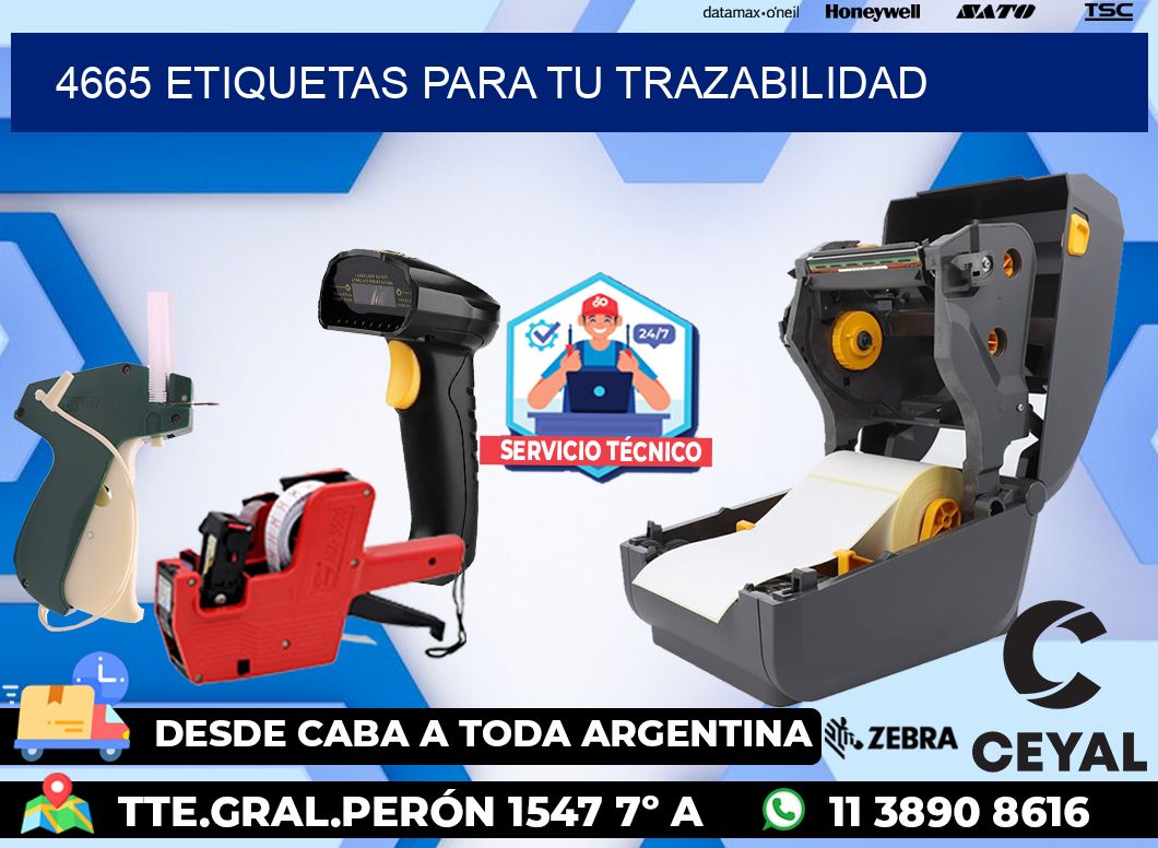 4665 etiquetas para tu trazabilidad