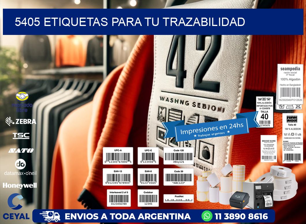 5405 etiquetas para tu trazabilidad