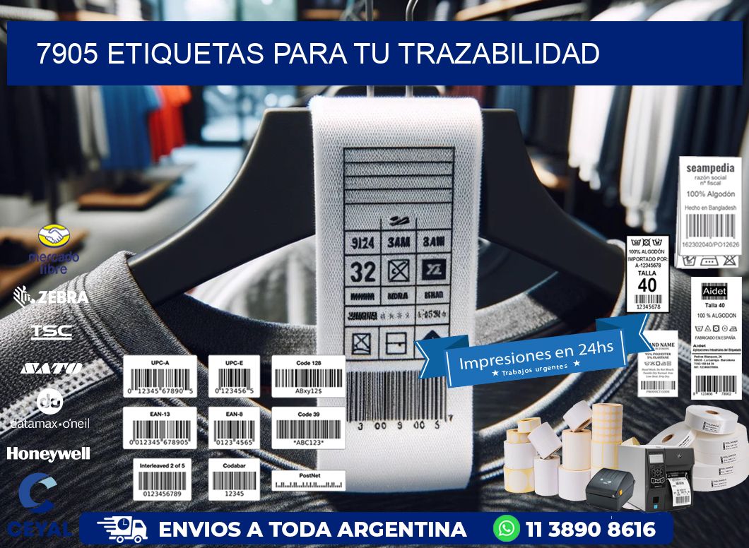 7905 etiquetas para tu trazabilidad