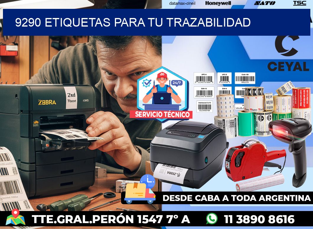 9290 etiquetas para tu trazabilidad